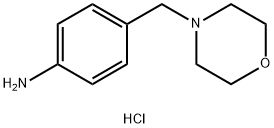 4-(4-MORPHOLINYLMETHYL)-BENZENAMINE DIHYDROCHLORIDE Structure