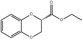 1,4-Benzodioxin-2-carboxylic acid, 2,3-dihydro-, ethyl ester, (2S)- 结构式