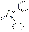 1,4-Diphenylazetidin-2-one Struktur