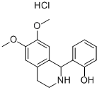 1-(2-HYDROXYPHENYL)-6,7-DIMETHOXY-1,2,3,4-TETRAHYDROISOQUINOLINE HYDROCHLORIDE 结构式