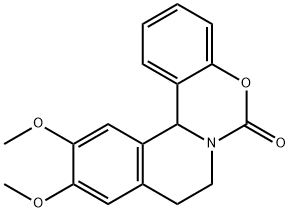 6H,8H-Isoquino[2,1-c][1,3]benzoxazin-6-one,  9,13b-dihydro-11,12-dimethoxy- 结构式