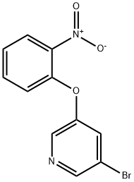 3-BROMO-5-(2-NITROPHENOXY)PYRIDINE Structure
