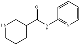 N-(吡啶-2-基)哌啶-3-甲酰胺 结构式