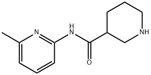 PIPERIDINE-3-CARBOXYLIC ACID (6-METHYL-PYRIDIN-2-YL)-AMIDE 化学構造式