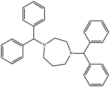 N,N''-Diphenylmethyl-1,4-diazacycloheptane Struktur