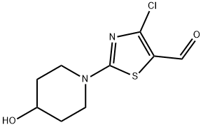 4-CHLORO-2-(1-PIPERIDIN-4-OL)-5-THIAZOLECARBOXALDEHYDE