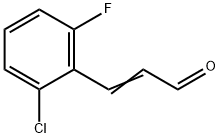 2-Chloro-6-fluorocinnamaldehyde Struktur