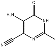 4-Pyrimidinecarbonitrile,  5-amino-1,6-dihydro-2-methyl-6-oxo- Structure
