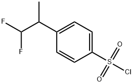 4-(1,1-difluoropropan-2-yl)benzene-1-sulfonyl chloride Structure