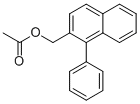 1-PHENYL-NAPHTHALEN-2-YLMETHYL ACETATE Struktur