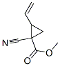 Cyclopropanecarboxylic acid, 1-cyano-2-ethenyl-, methyl ester (9CI) Structure