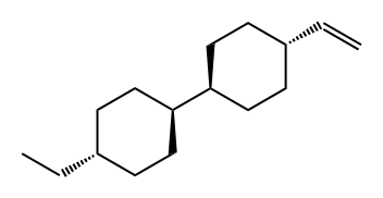 TRANS,TRANS-4-ETHYL-4''-VINYL-BICYCLOHEXYL Structure