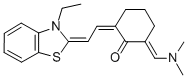 (2E,6Z)-2-[(DIMETHYLAMINO)METHYLENE]-6-[(2E)-2-(3-ETHYL-1,3-BENZOTHIAZOL-2(3H)-YLIDENE)ETHYLIDENE]CYCLOHEXANONE|