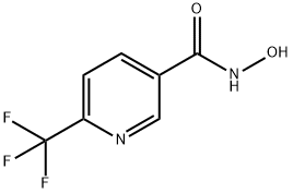 3-PYRIDINECARBOXAMIDE, N-HYDROXY-6-(TRIFLUOROMETHYL)- Struktur