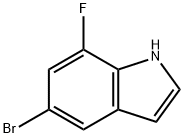 5-bromo-7-fluoro-1H-indole Struktur