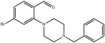 2-(4-BENZYL-1-PIPERAZINO)-4-BROMO-BENZALDEHYDE