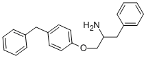 1-BENZYL-2-(4-BENZYLPHENOXY)ETHYLAMINE Struktur