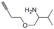 2-Butanamine,  1-(3-butynyloxy)-3-methyl-  (9CI),883516-15-2,结构式