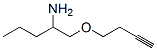 2-Pentanamine,  1-(3-butynyloxy)-  (9CI) Structure