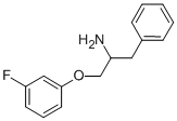 1-BENZYL-2-(3-FLUOROPHENOXY)ETHYLAMINE Struktur