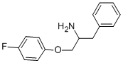 1-BENZYL-2-(4-FLUOROPHENOXY)ETHYLAMINE Structure