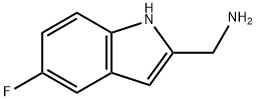 (5-FLUORO-1H-INDOL-2-YL)METHANAMINE,883531-07-5,结构式