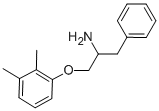 1-(2,3-DIMETHYLPHENOXY)-3-PHENYL-2-PROPANAMINE Structure