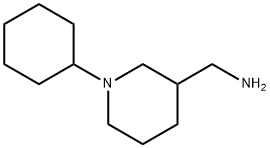 (1-环己基-3-哌啶基)甲胺, 883533-78-6, 结构式