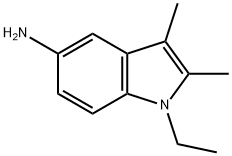1 -乙基-2,3-二甲基-1H-吲哚-5-胺,883539-17-1,结构式