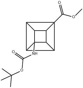 METHYL 4-(TERT-BUTYLCARBONYLAMINO)CUBANECARBOXYLATE 化学構造式