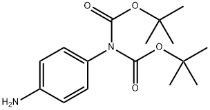 N,N-DI-TERT-BUTOXYCARBONYL-BENZENE-1,4-DIAMINE 结构式