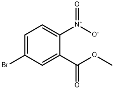 5-溴-2-硝基苯甲酸甲酯,883554-93-6,结构式