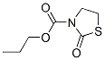 3-Thiazolidinecarboxylic  acid,  2-oxo-,  propyl  ester 化学構造式