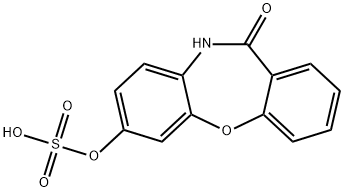 7-(Sulfooxy)dibenz[b,f][1,4]oxazepin-11(10H)-one,88373-20-0,结构式