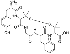 (D-PEN2,PEN5)-ENKEPHALIN, 88373-72-2, 结构式