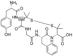 (Δ-OPIOID)受体激动剂多肽 结构式