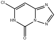 7-chloro-[1,2,4]triazolo[1,5-c]pyriMidin-5-ol,883738-15-6,结构式