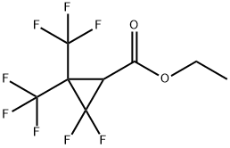 CYCLOPROPANECARBOXYLIC ACID, 2,2-DIFLUORO-3,3-BIS(TRIFLUOROMETHYL)-, ETHYL ESTER|