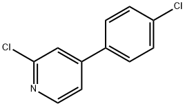 2-CHLORO-4-(4-CHLOROPHENYL)PYRIDINE Struktur