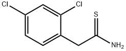 2-(2,4-DICHLOROPHENYL)ETHANETHIOAMIDE 化学構造式