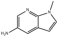 1-メチルピロロ[2,3-B]ピリジン-5-アミン 化学構造式