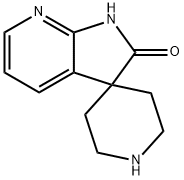 スピロ[ピペリジン-4,3'-ピロロ[2,3-B]ピリジン]-2'(1'H)-オン 化学構造式