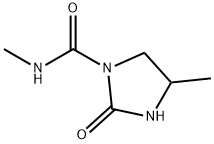 1-Imidazolidinecarboxamide,  N,4-dimethyl-2-oxo- Structure