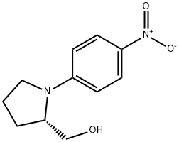 (S)-(-)-1-(4-NITROPHENYL)-2-PYRROLIDINE& Struktur