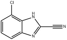 1H-Benzimidazole-2-carbonitrile,4-chloro-(9CI) Structure