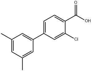 2-Chloro-4-(3,5-diMethylphenyl)benzoic acid Structure