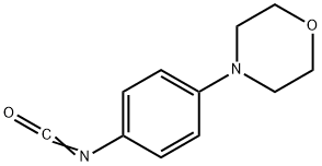 4-(4-异氰酸基苯基)吗啉 结构式