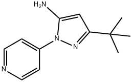 3-(tert-Butyl)-1-(pyridin-4-yl)-1H-pyrazol-5-amine Structure