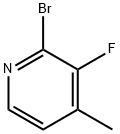 2-BROMO-3-FLUORO-4-PICOLINE Struktur