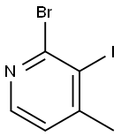 2-Bromo-3-iodo-4-methyl pyridine Structure